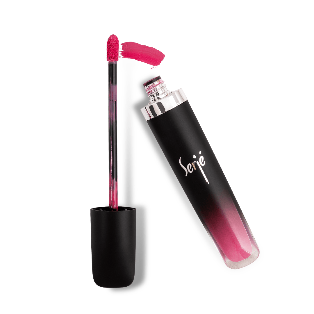رژ لب مایع ابریشمی ساتین سرژه کد 201 (True Pink)