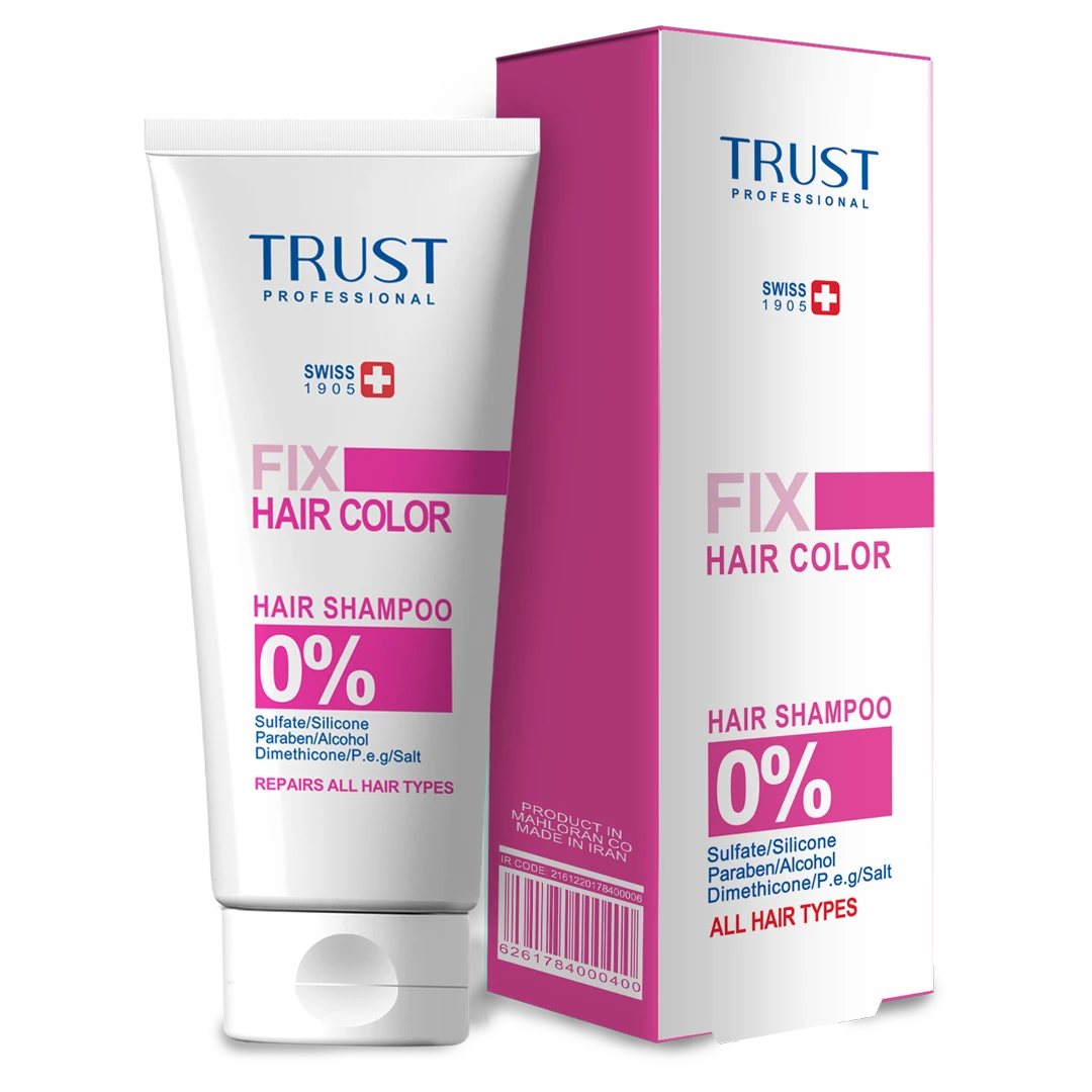 شامپو تخصصی تثبیت رنگ و ترمیم مو